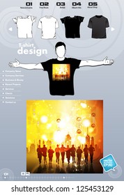 T-shirt design. Vector illustration