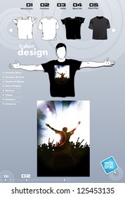 T-shirt design. Vector illustration