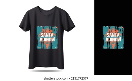 T-shirt design vector mockup. New black  typography t-shirt design with mockup. t shirt vector design. T shirt Illustration.