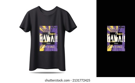 T-shirt design vector mockup. New black  typography t-shirt design with mockup. t shirt vector design. T shirt Illustration.