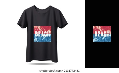 T-shirt design vector mockup. New black  typography t-shirt design with mockup. t shirt vector design. T shirt Illustration.