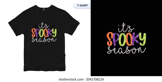 t-shirt design. Vector print, typography, Halloween, Christmas, poster, Holiday, print, emblem. Global swatches. 