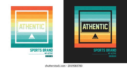 t-shirt design vector printing athletic sportswear on black and white background