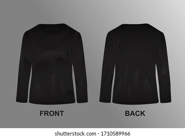 Tshirt Design Vector Realistic Template Mockup