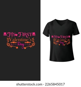 T-Shirt Design vector (Valentine's day)