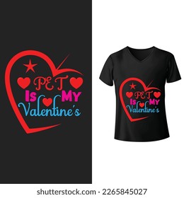 T-Shirt Design vector (Valentine's day)