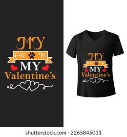 T-Shirt Design vector (Valentine's day)