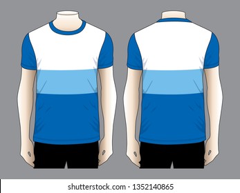 T-Shirt Design Vector (White / Blue)
: Level Colors