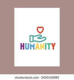 t-shirt Design White Color For Humanity 