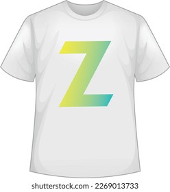T-shirt Design with Z letter 