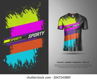 T-shirt Designs Sports Texture Abstract Background For Extreme Jersey Team, Racing, Cycling, Football, Gaming And Sport Livery.