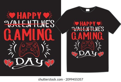 t-shirt designs for valentine's day gaming lovers.