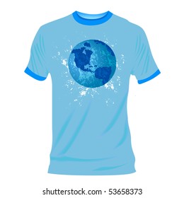 t-shirt with designs vector illustration