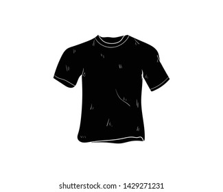 t-shirt doodle hand drawing vector 