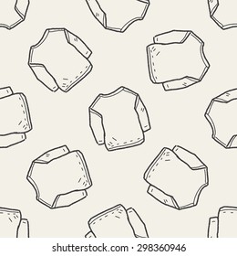 t-shirt doodle seamless pattern background