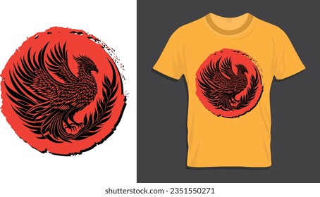  Camiseta con dragón, ilustración vectorial de camisetas y diseño artístico