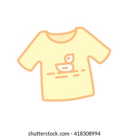 T-shirt with duck for baby
