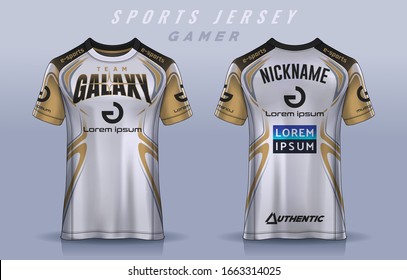 Download Tshirt Esport Design Template Soccer Jersey Stock Vector Royalty Free 1663314025