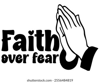 t-shirt, Faith over fear, god, desing, fé