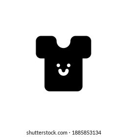 T-Shirt Fashion Choice Cute Shopping Glyph Icon, Logo, and illustration Vector