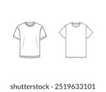 t-shirt fashion template design vector