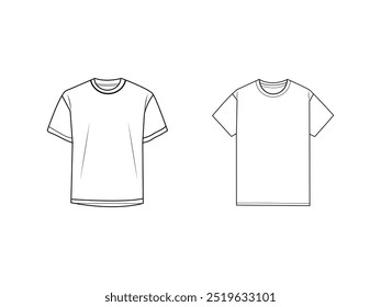 t-shirt fashion template design vector