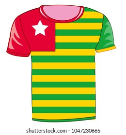 T-shirt with flag That