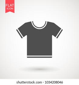 Tshirt flat icon 