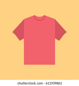 t-shirt flat  icon