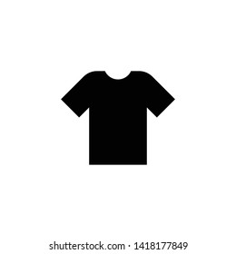 T-shirt flat icon clipart vector eps 10
