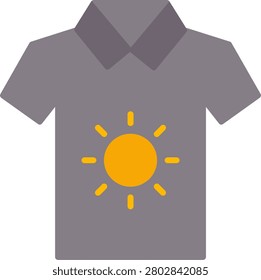 Tshirt Flat Icon Vector Design