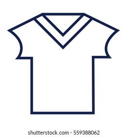 T-shirt Flat minimal icon vector