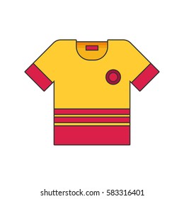 T-shirt flat vector