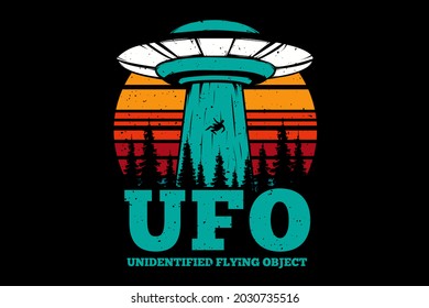 T-shirt flying object plan ufo