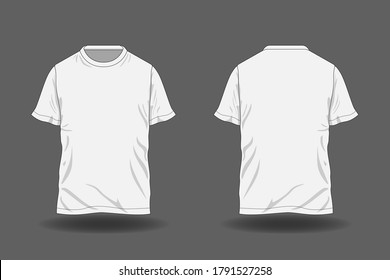 T-shirt front and back view design.