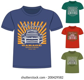 T-Shirt Garage Design