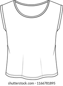 T-shirt girl shape