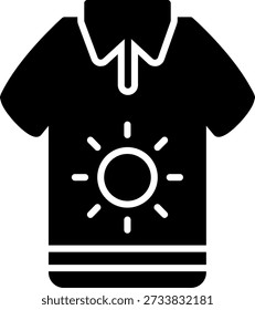 Tshirt Glyph Vector Icon Design