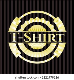 T-Shirt gold badge