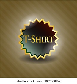 T-Shirt golden emblem