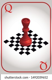 T-shirt grafic, game, chess, lady