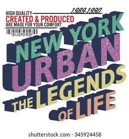 t-shirt graphics, about new york,urban life