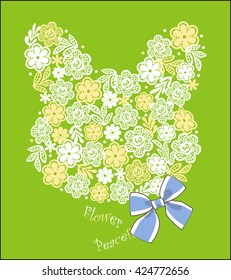 T-shirt Graphics / illustration cute rabbit