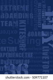 t-shirt graphics, vectors, surfing, sport, kite surf