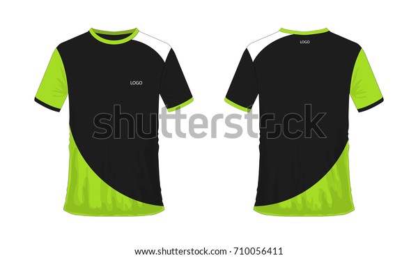 camisetas de futbol verdes y negras
