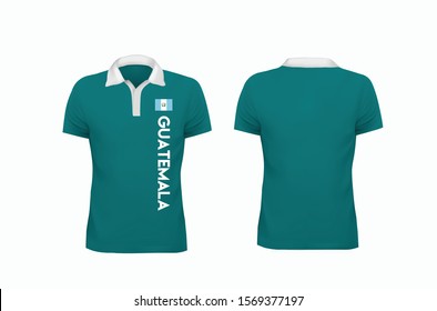 T-shirt Guatemala template for design on white background. Vector illustration eps 10.