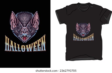 T-Shirt halloween design, apparel design