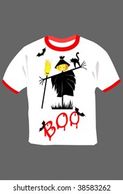 t-shirt with halloween print