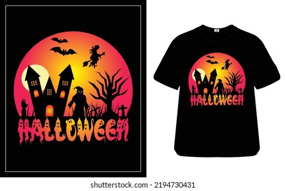 T-Shirt Halloween Vampire Costume T-Shirt Funny Halloween Party design with elements 