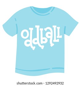T-shirt with hand drawn vector lettering about weird people. Unique comic phrases in the style of black humor. Quote for a party, social media, gift. Modern concept typography layout.